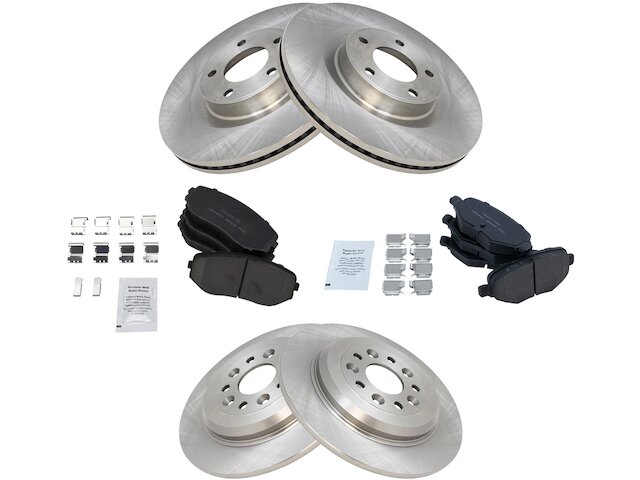 TRQ Brake Pad and Rotor Kit