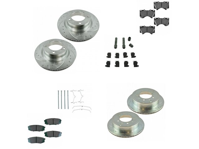 DIY Solutions Brake Pad and Rotor Kit